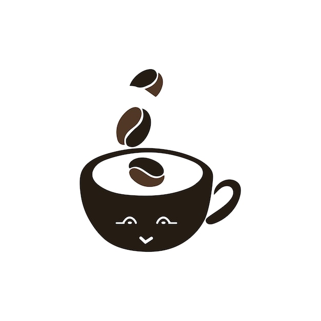 ベクトル カフェのロゴ