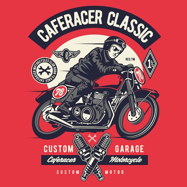 Caferacer rider classic