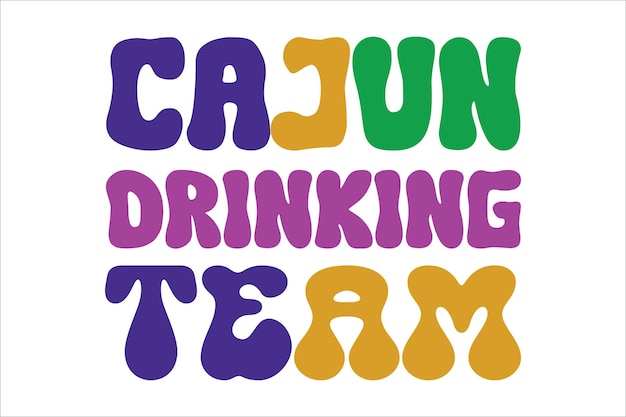 Vector cajawa drinking team sign with the word cajawa on it.