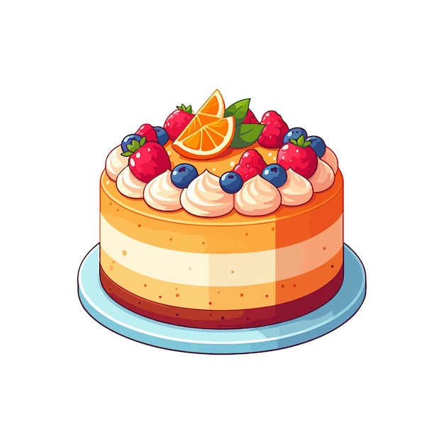 Vector cake ai generated image