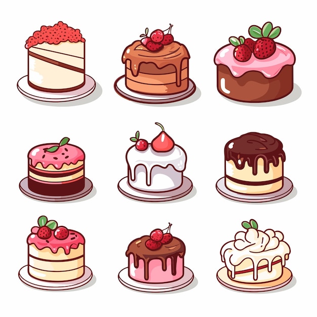 cake bakery vector