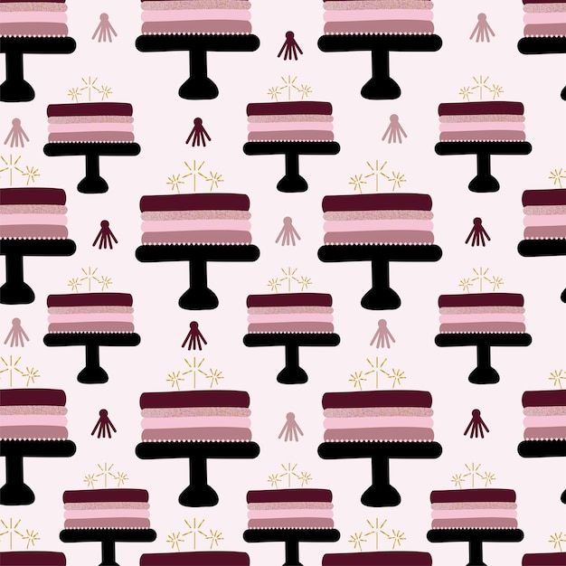 cake boho vintage pattern