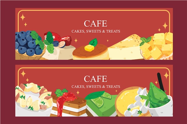 Cake icon set