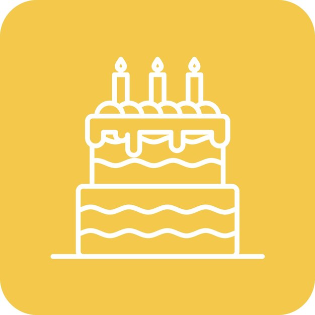 Cake icon vector image Can be used for Bakery