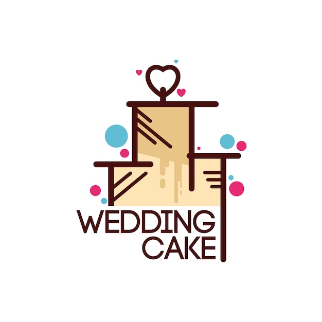 Cake logo template