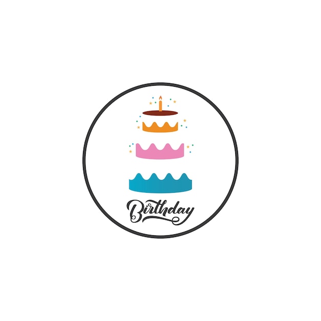 Cake sign icon vector illustration