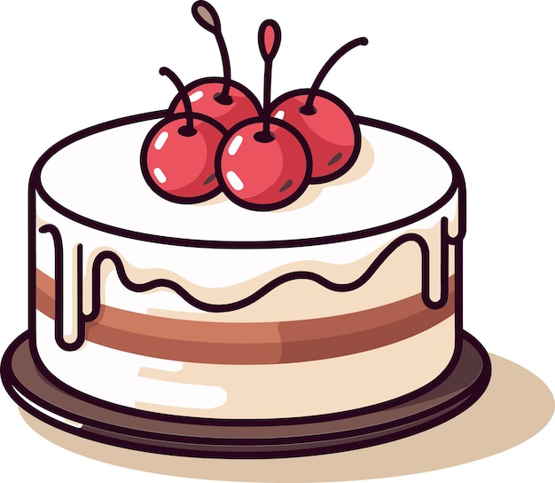 ケーキベクトル・ブリス (Cake Vector Bliss) はイラスト化されたケーキ・ベクトル (Cake Vectors) を公開しました