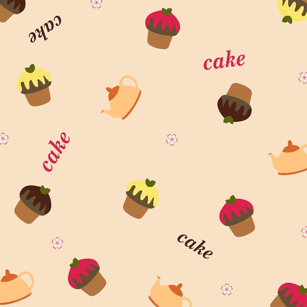 cake wallpaper illustration