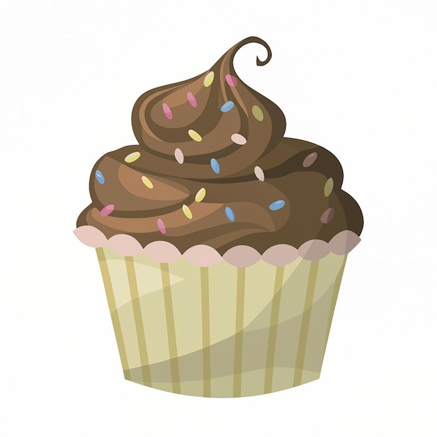 Cakes and Cupcakes Icons on a white background