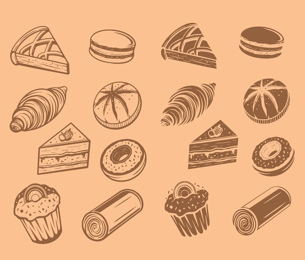 Cakes pattern