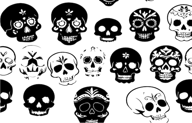 Vector calavera culture exploring the symbolism of mexican skulls