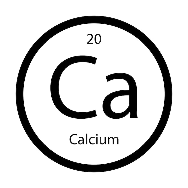 Calcium icoon vector