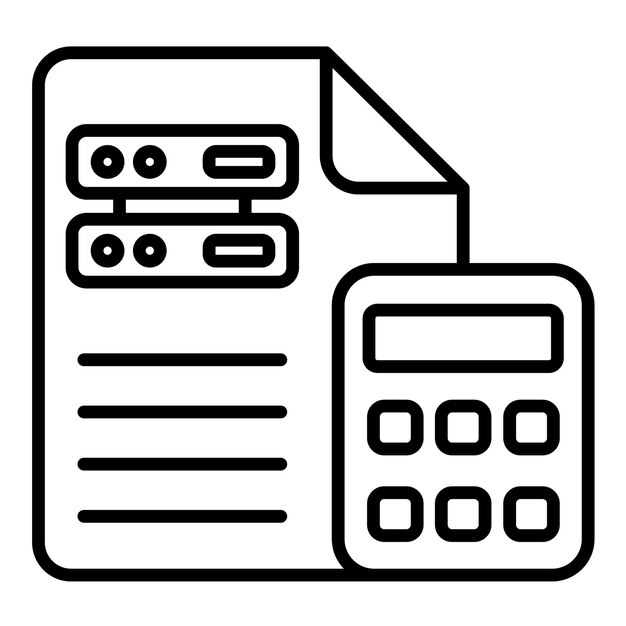 データラインイラストを計算する
