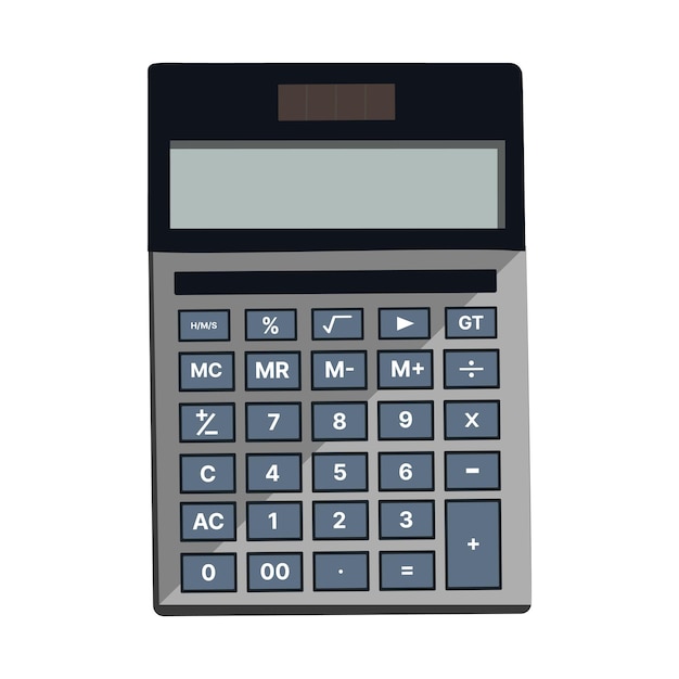 calculator design in vector