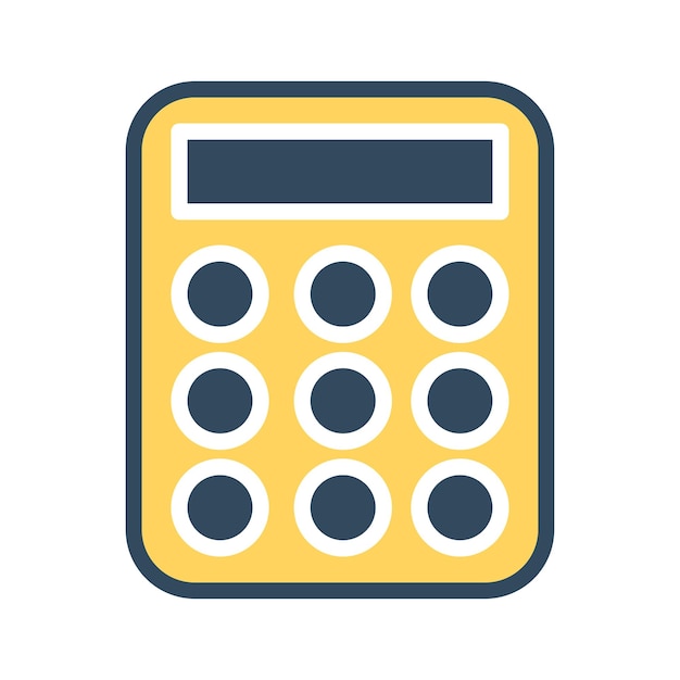 Calculator icon vector illustration design template flat style