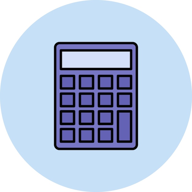 Calculator icon vector image Can be used for Office Stationery