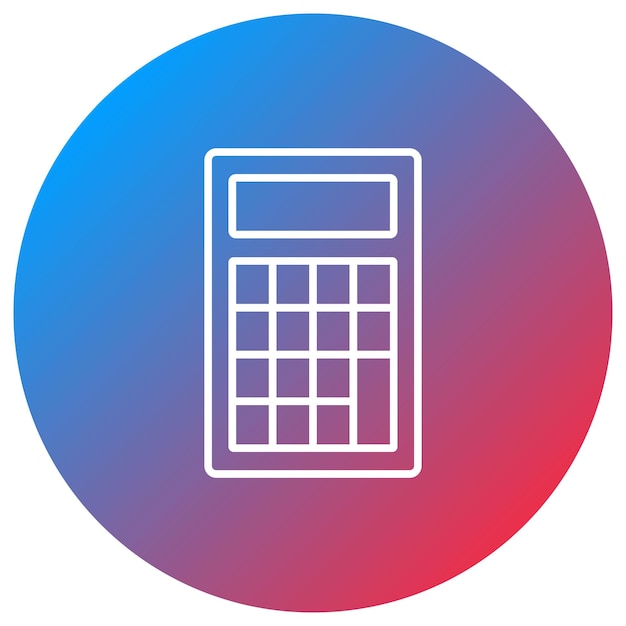 Calculator icon vector image Can be used for Office