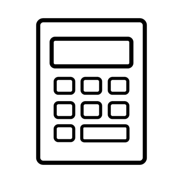 Calculator icoon