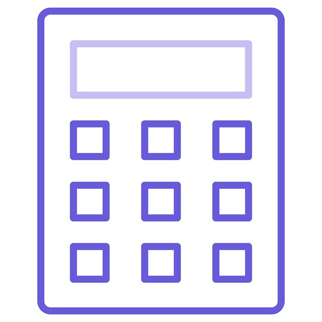 Calculator Vector Illustratie