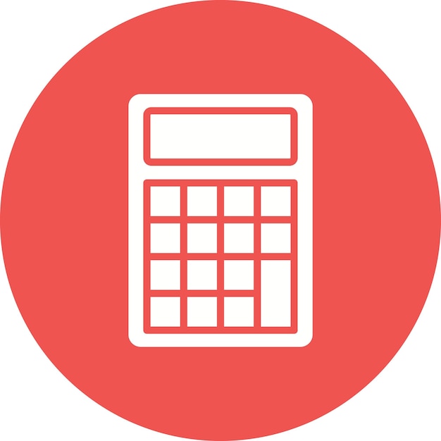 Calculator Vector Illustration Style