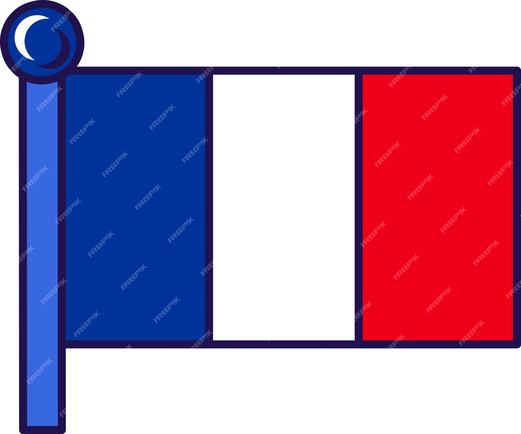 France french flag banner tricolore' Sticker | Spreadshirt