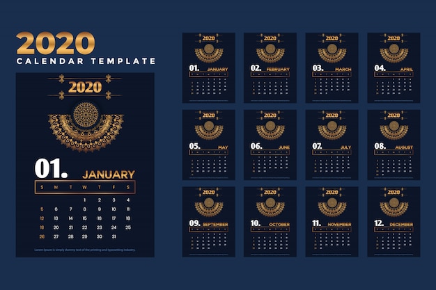 Calendario 2020