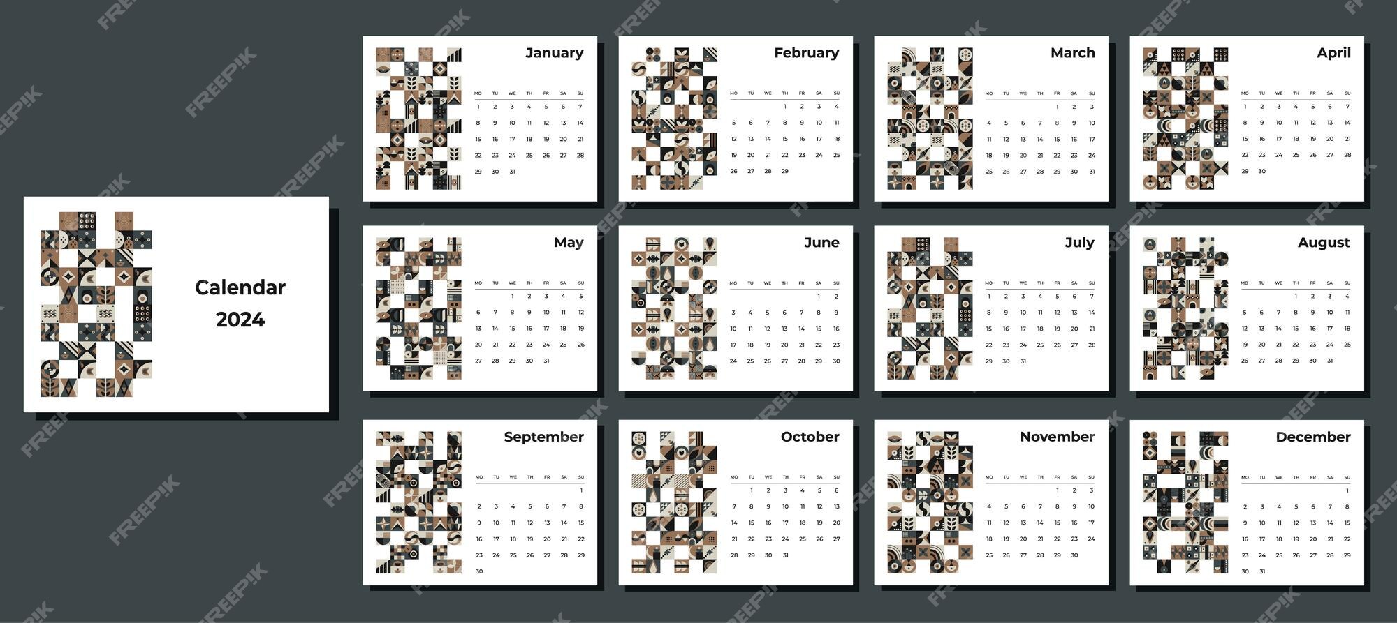 2024 Minecraft - Square Wall Calendar