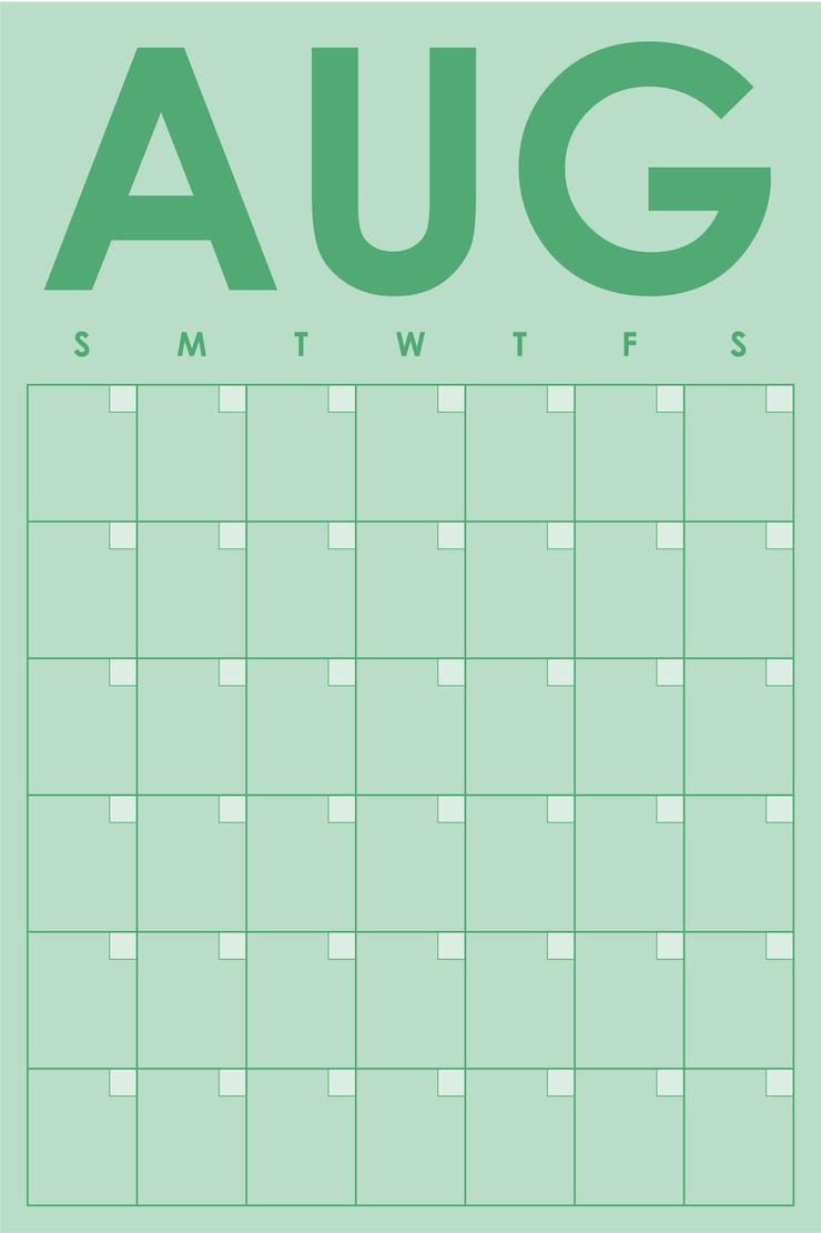 Vector calendar 2025
