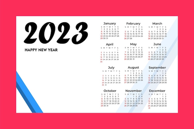 CALENDAR DATES 2023