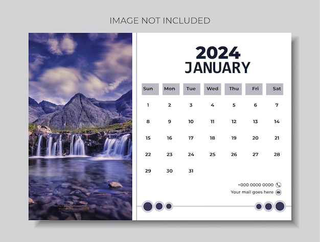 Calendar design for 2024