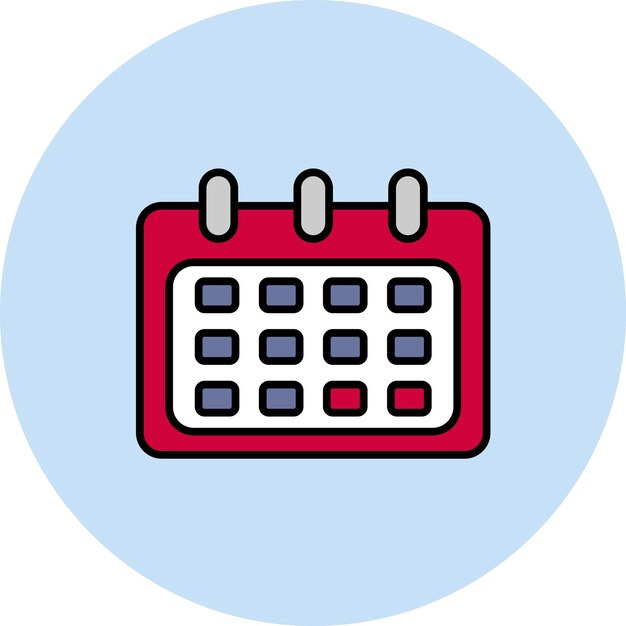 Calendar Flat Illustration