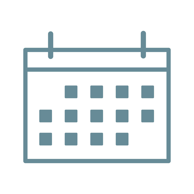 calendar icon design vector template