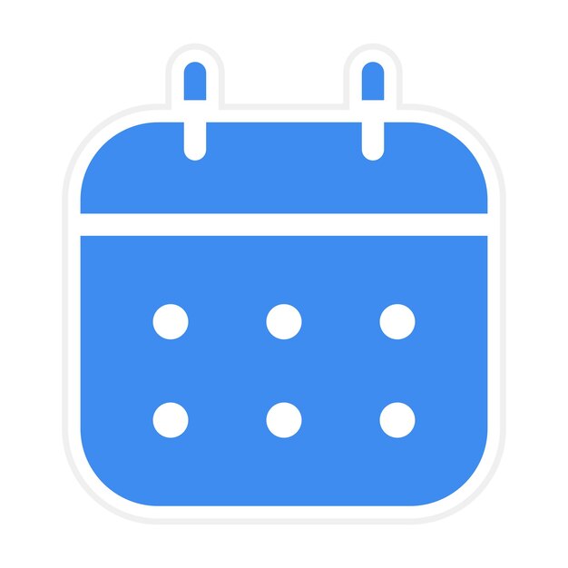 Векторное изображение значка календаря может быть использовано для пользовательского интерфейса