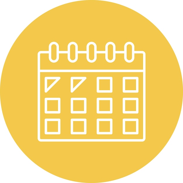 Calendar icon vector image Can be used for Soccer