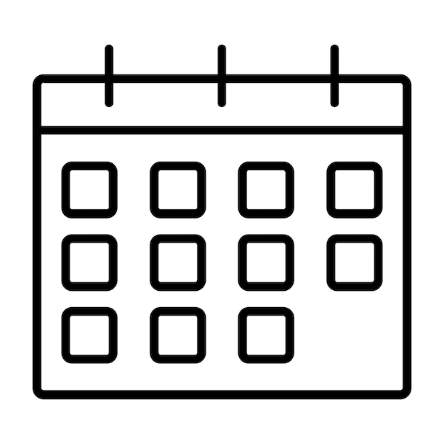 Vector calendar icon