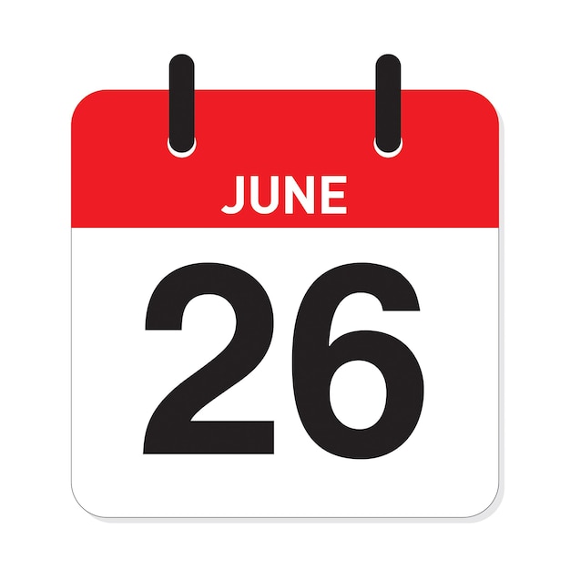 Calendar june 26