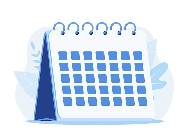 Calendar reminder date spiral icon