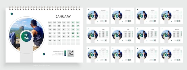 Un calendario che ha la data di gennaio su di esso