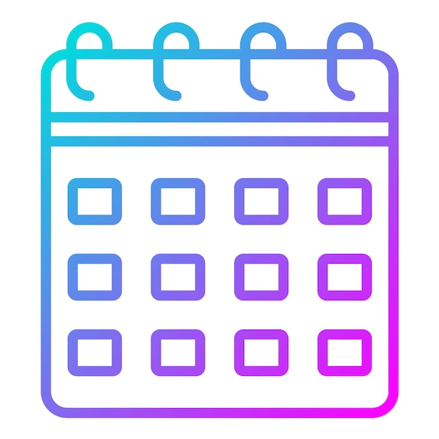 Calendar vector icon Can be used for Business and HR iconset