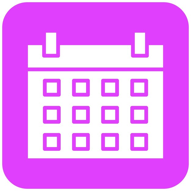 Calendar Vector Icon Design Illustration