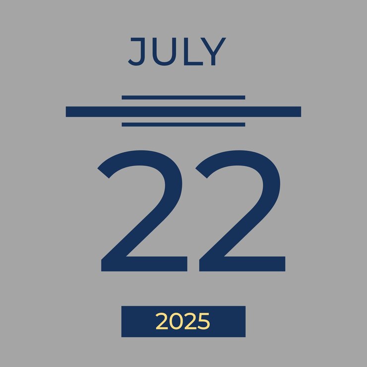 Вектор календарь 2025 года месяц июль