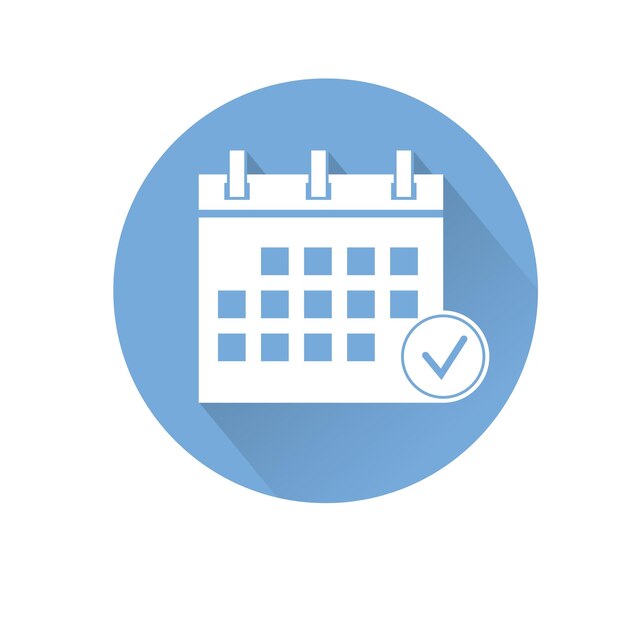 Vector calendario icono