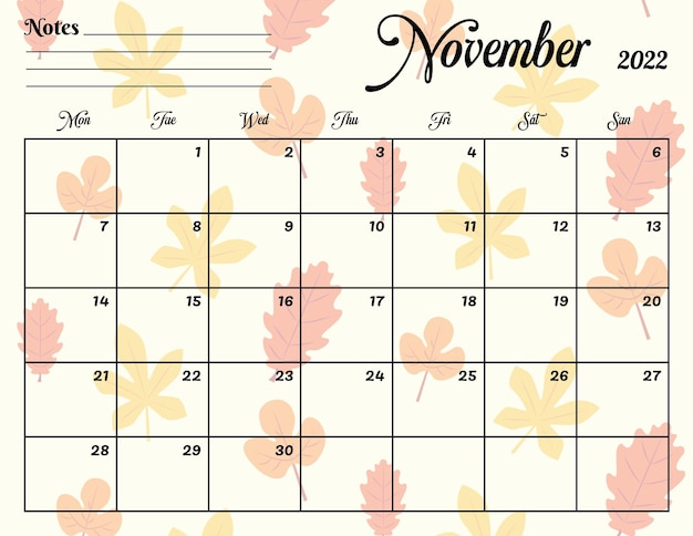 Calendarplanner vector illustration