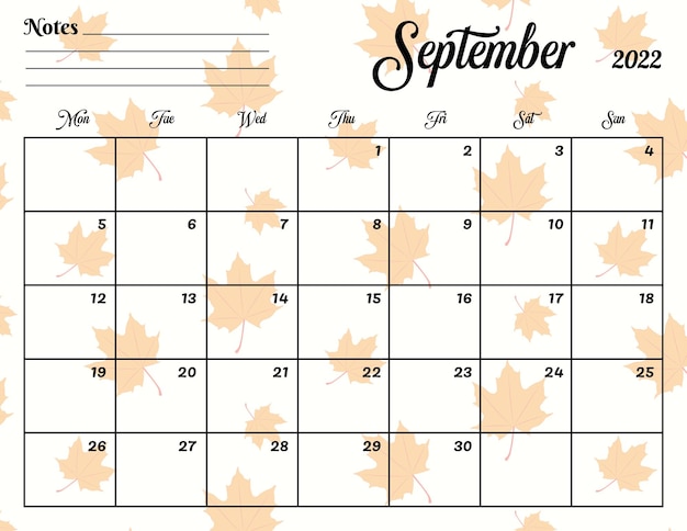 Calendarplanner vector illustration