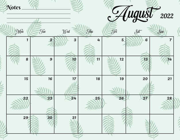 Vector calendarplanner vectorillustratie