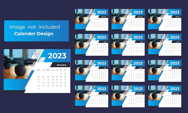 Vector calender design template