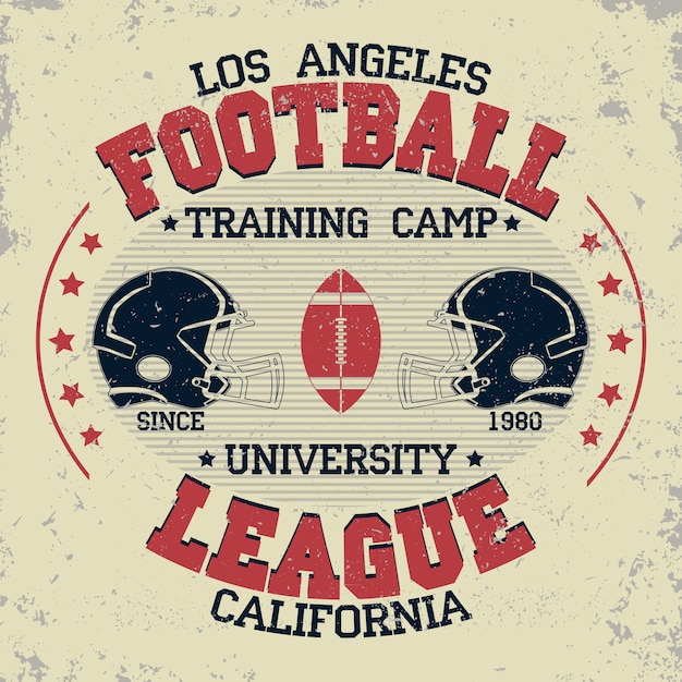 California football typography, t-shirt stamp graphics, vintage sport wear tee print design