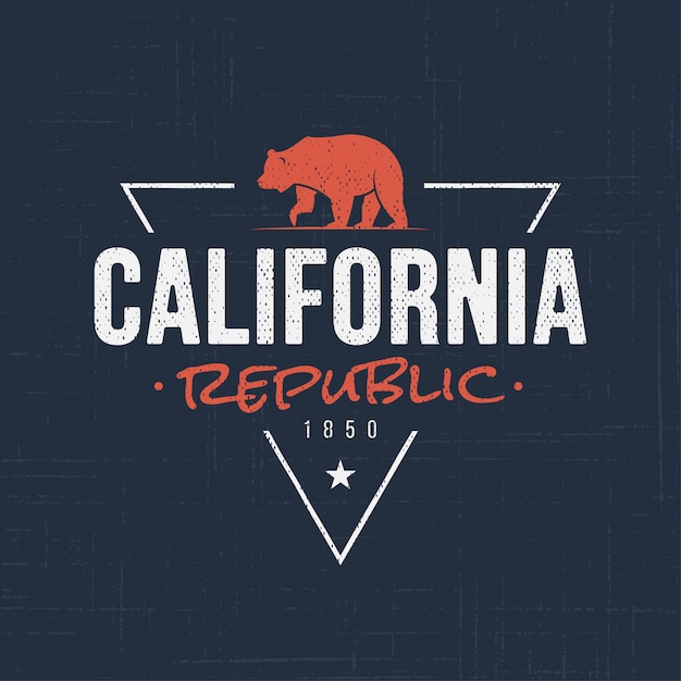 Vector california republic.