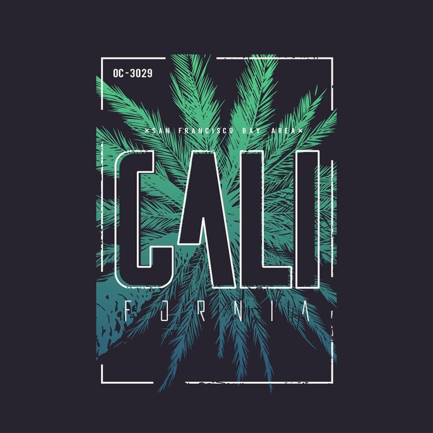 ベクトル カリフォルニア州 サンフランシスコのベクトルtシャツデザインポスタープリント