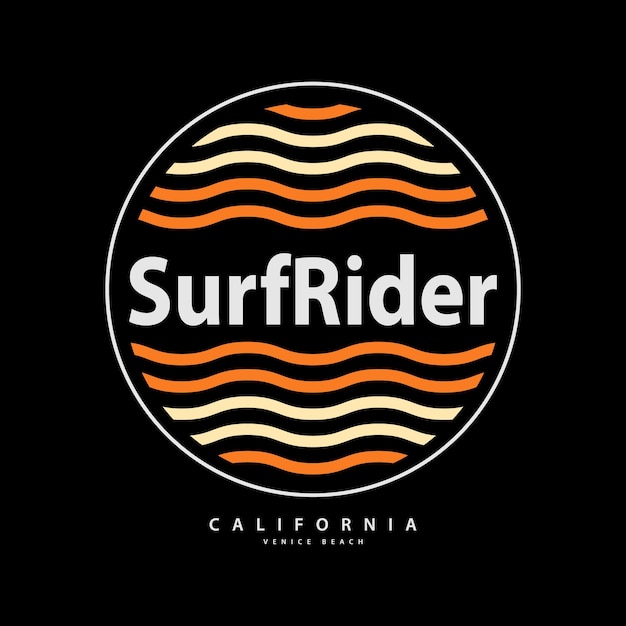 Californië illustratie typografie perfect voor t-shirtontwerp